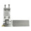 RC-båt aluminiumslegering 75 mm metall sugevannsror blå 2
