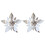 Acrylic Single Face Wall Quartz Clocks Home Decor Wall Watches Silver 1