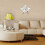 Acrylic Single Face Wall Quartz Clocks Home Decor Wall Watches Silver 7