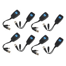 2X HD-CVI/TVI/AHD Balun video passivo con connettore di alimentazione