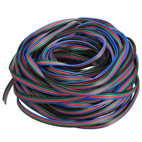 4-pins connectorkabel, kleurrijk, 5 m 1