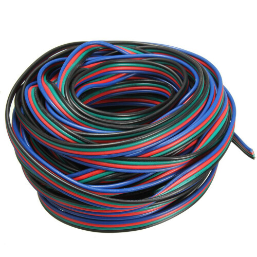 4-pins connectorkabel, kleurrijk, 5 m 2