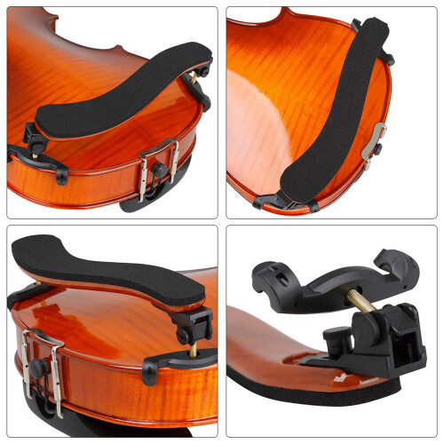 1/4 1/2 Volle Größe Einstellbare Ahorn Holz Schulter Rest Violine Teile 1