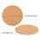 Cork Coasters,Cork Mats Cork Backing Sheets(60 Pcs, Round) 3
