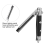 Stainless Steel Hair Beard Comb Hairstyling Tools Switch Combo Pocket 5