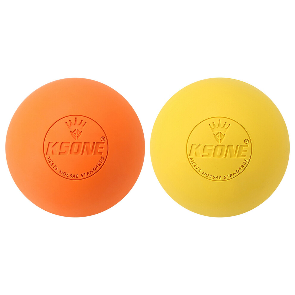 Nincs Mã¡Rka Yellow/Orange Massage Ball 6.3Cm Fascia Ball Ball Yoga Muscle 1