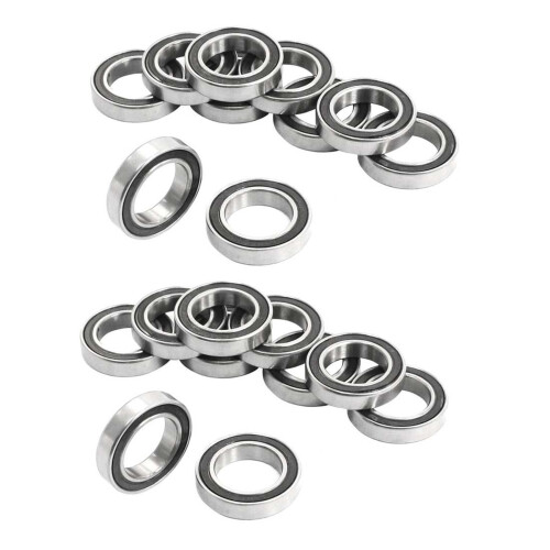 10 τεμάχια 6802- 15x24x5mm θωρακισμένα σφραγισμένα ρουλεμάν βαθιάς αυλάκωσης