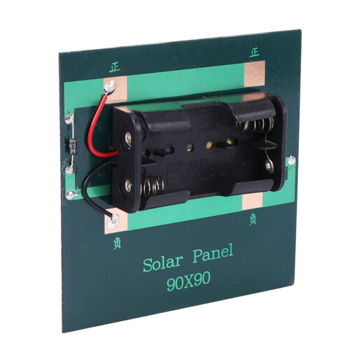 Chargeur solaire 1 W 4 V avec base pour 2 piles AA 1