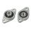4 stk. Kfl08 puteblokk 8 mm diameter rombisk flenslager for CNC 2