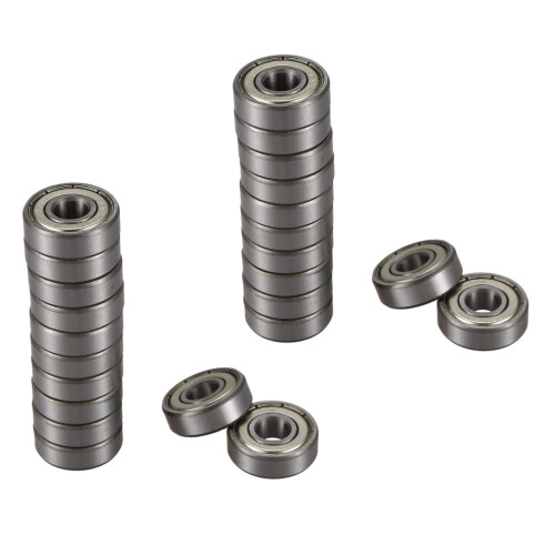 24 τεμάχια 608Z 22mm x 8mm x 7mm ρουλεμάν με βαθύ αυλάκι μονής σειράς