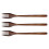 Wooden Forks, 10 Pieces Wood Salad Dinner Fork Tableware 2