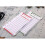 Fogli di bilancio con foro 48 pezzi per raccoglitore A6, tasche portadocumenti, planner 6