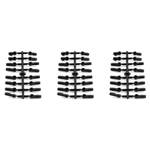 3X M3 Kugleledskappe til styrestang 4,8 mm 5 mm til 3Racing S XI