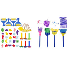 Schwamm-Malpinsel, Bastelpinsel-Set für Kinder, Versand durch FBA