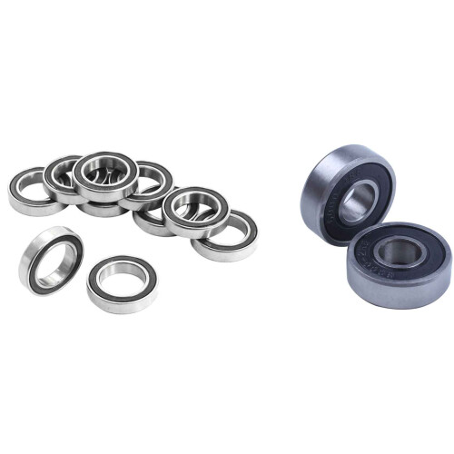10 τεμάχια 6802- 15x24x5mm θωρακισμένα σφραγισμένα ρουλεμάν βαθιάς αυλάκωσης