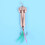 1 τεμάχιο Δολώματα Ψαρέματος Spinner Spoon Pike VIB Wobble (ροζ χρυσό 21g) 6
