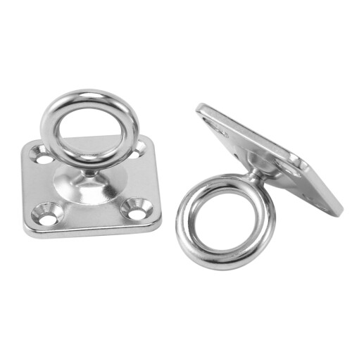 4Pcs Swivel Pad Hook Wall Mounted Hook Stainless Steel(With Screws) 2