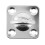 4Pcs Swivel Pad Hook Wall Mounted Hook Stainless Steel(With Screws) 4