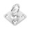 4Pcs Swivel Pad Hook Wall Mounted Hook Stainless Steel(With Screws) 5