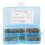 250 Pcs/Set M1.6 M2 M2.5 M3 Carbon Steel Hex Nut Kit 5