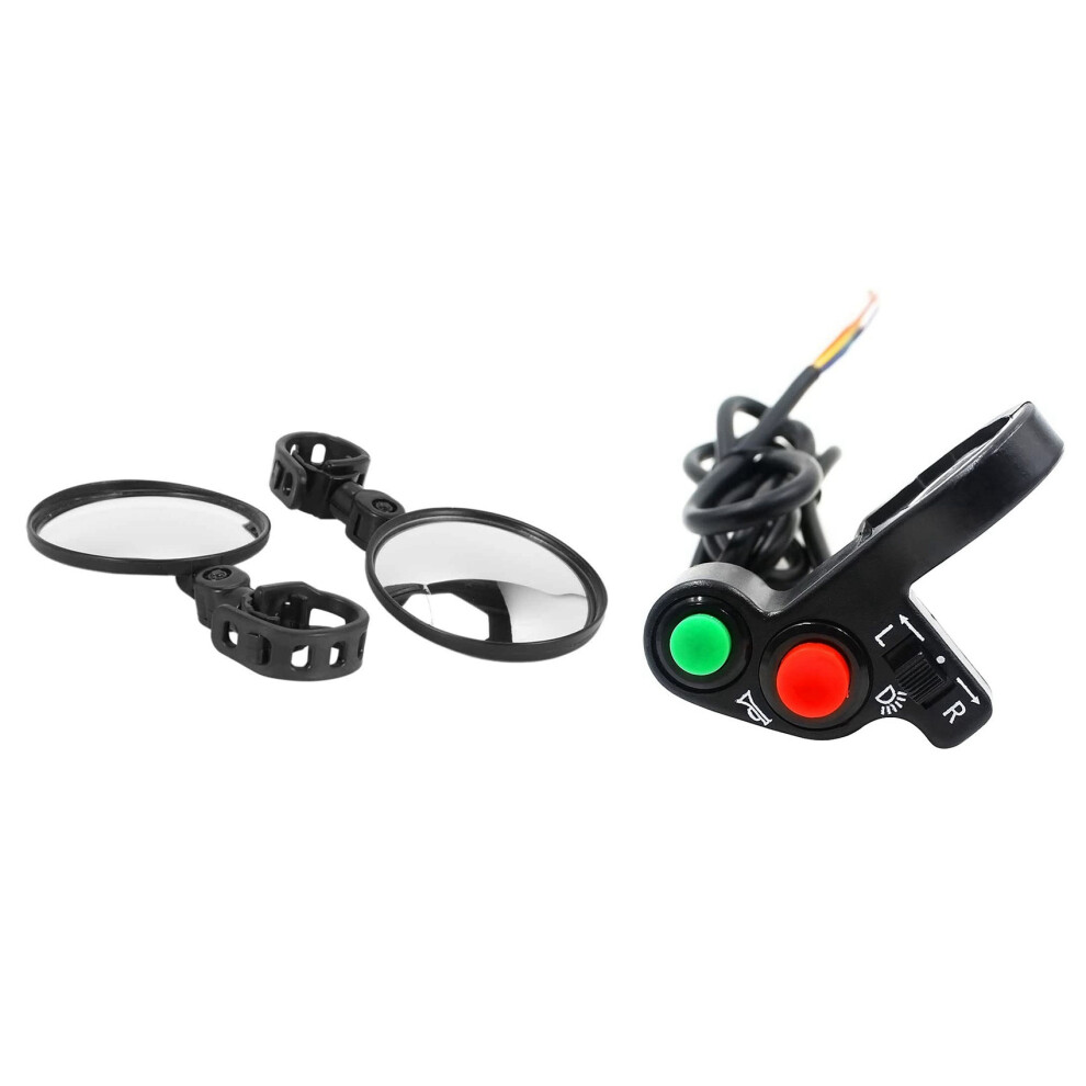 Motorcycle Handlebar Switch Horn Turn Signals Button Switch Light 4852508287294