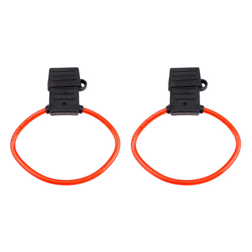 8 AWG Blade Zekeringhouder Inline Draad 12-24V Volt Waterdicht + 40A Zekering