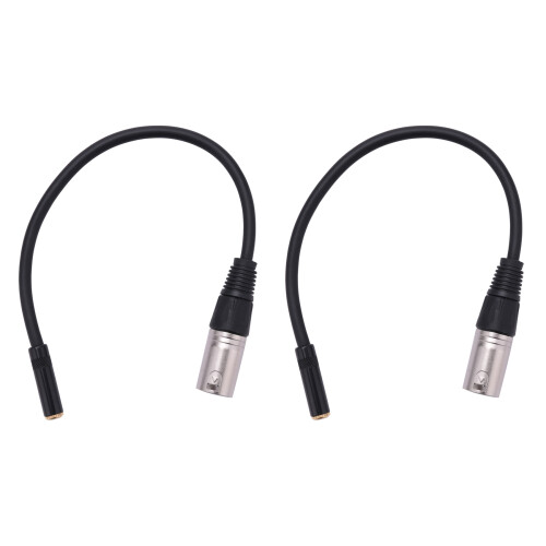 Adaptér pro mikrofon s 3pinovým XLR konektorem (samec) na 3,5mm samice.
