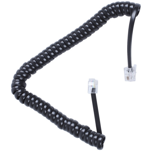 Udskiftning RJ9 4P4C-stik, spiralformet, elastisk telefonrørledning 1