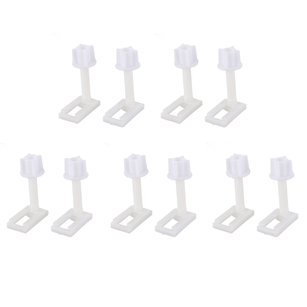 2Pcs Toilet Seat Screws Toilet Seats Hinges Type&Size:5 4.4X2.4cm 4852508284781