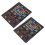 2X 19x26Cm Large Magic Color Rainbow Scratch Paper Note Book 1