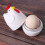 Chick-shaped 1 boiled egg steamer pestle kitchen gadgets 7