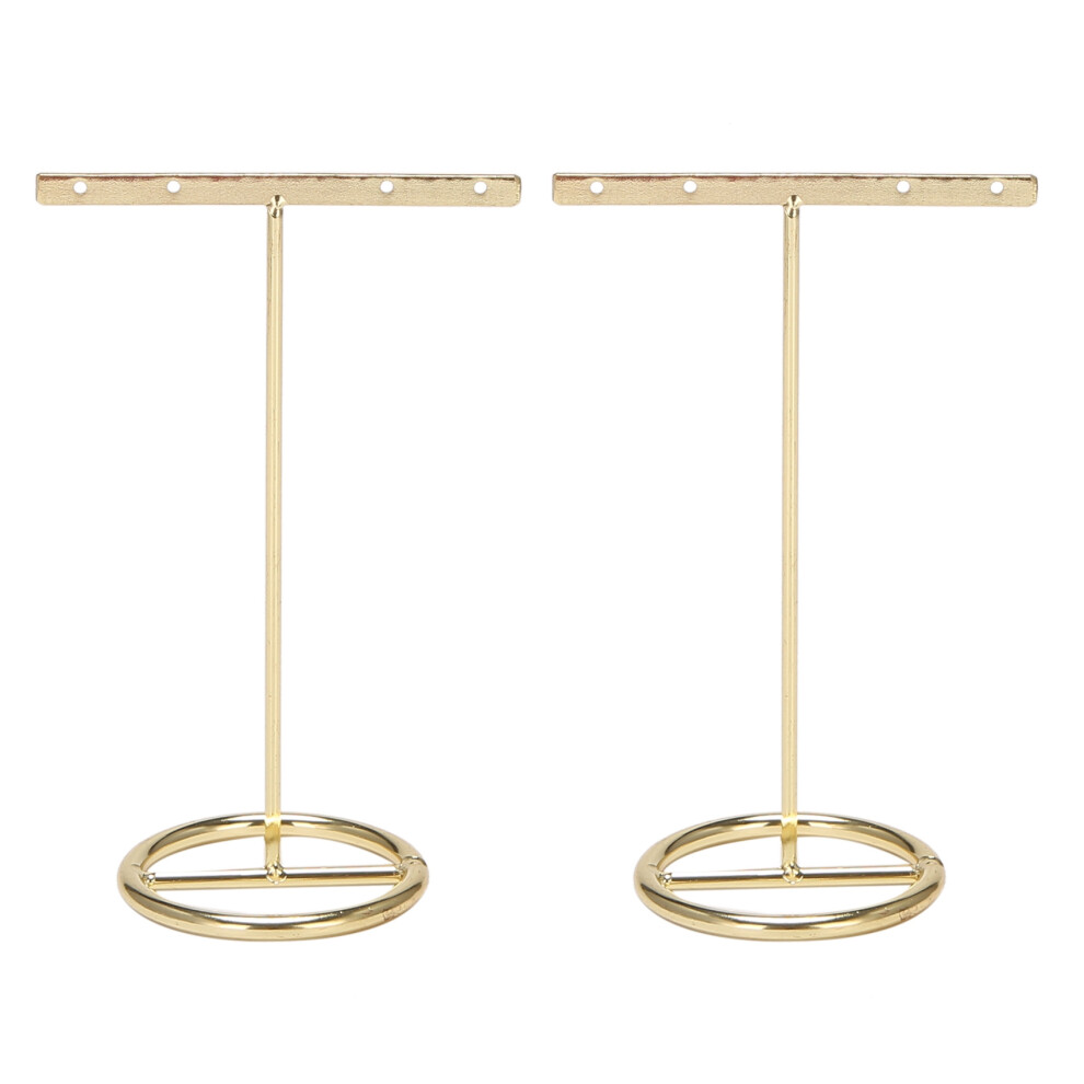 Gouden oorbellen displayrek T-vormige oorbellen vitrine gouden grote