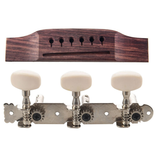 2 stk. klassisk gitarsett, stemmeskruer, nøkler, mekanikk, stemmeskruer 1