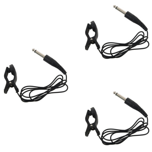 Microfon cu contact piezo cu clips pentru chitară acustică neagră