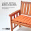Homescapes (Three Seater, Burnt Orange) Bench Cushion 3