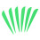 Arrows Vanes 4 polegadas de plástico para emplumamento, pacote com 50 unidades (vermelho) 3