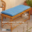 Homescapes (Two Seater, Airforce Blue) Bench Cushion 6