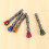 5X Hex Magnetischer Schraubendreher 65mm S2 PH2 Einzelkopf Bit-Tool 5 Farbe 5