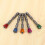 5X Hex Magnetischer Schraubendreher 65mm S2 PH2 Einzelkopf Bit-Tool 5 Farbe 7