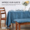 Homescapes (Three Seater, Airforce Blue) Bench Cushion 8