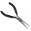 2 alicates planos de punta larga y cónica para joyería, 15 cm 3