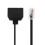 2pc 3,5 mm Headset auf Buchse Buchse auf Stecker RJ9 Stecker Kabel 4