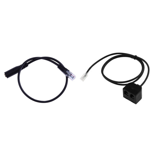 2pc 3,5 mm Headset auf Buchse Buchse auf Stecker RJ9 Stecker Kabel