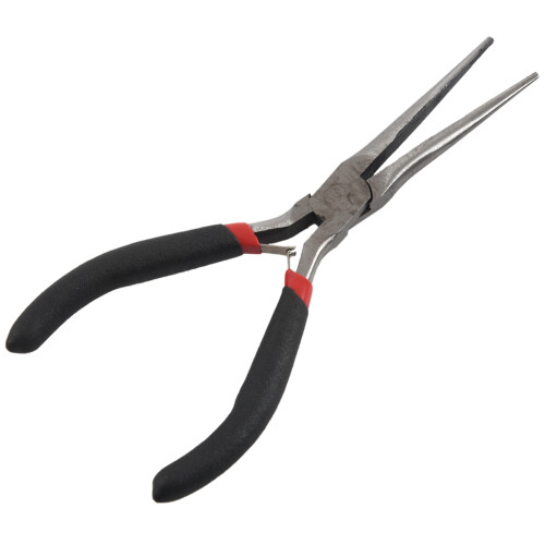 2 alicates planos de punta larga y cónica para joyería, 15 cm 1