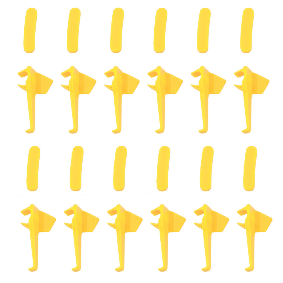 12X Tyre Changer Part Nylon Mount Demount Rim Protector Yellow 4852508214474