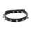 Collier de Cou S, en PU Noir Rivets for Animaux Chien 2