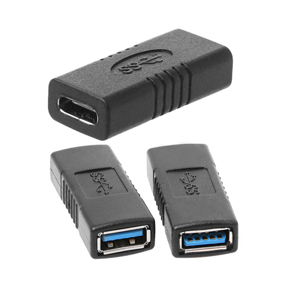 2Pcs Usb 3.0 Type A Female To Female Adapter Coupler Connector 4852508216393