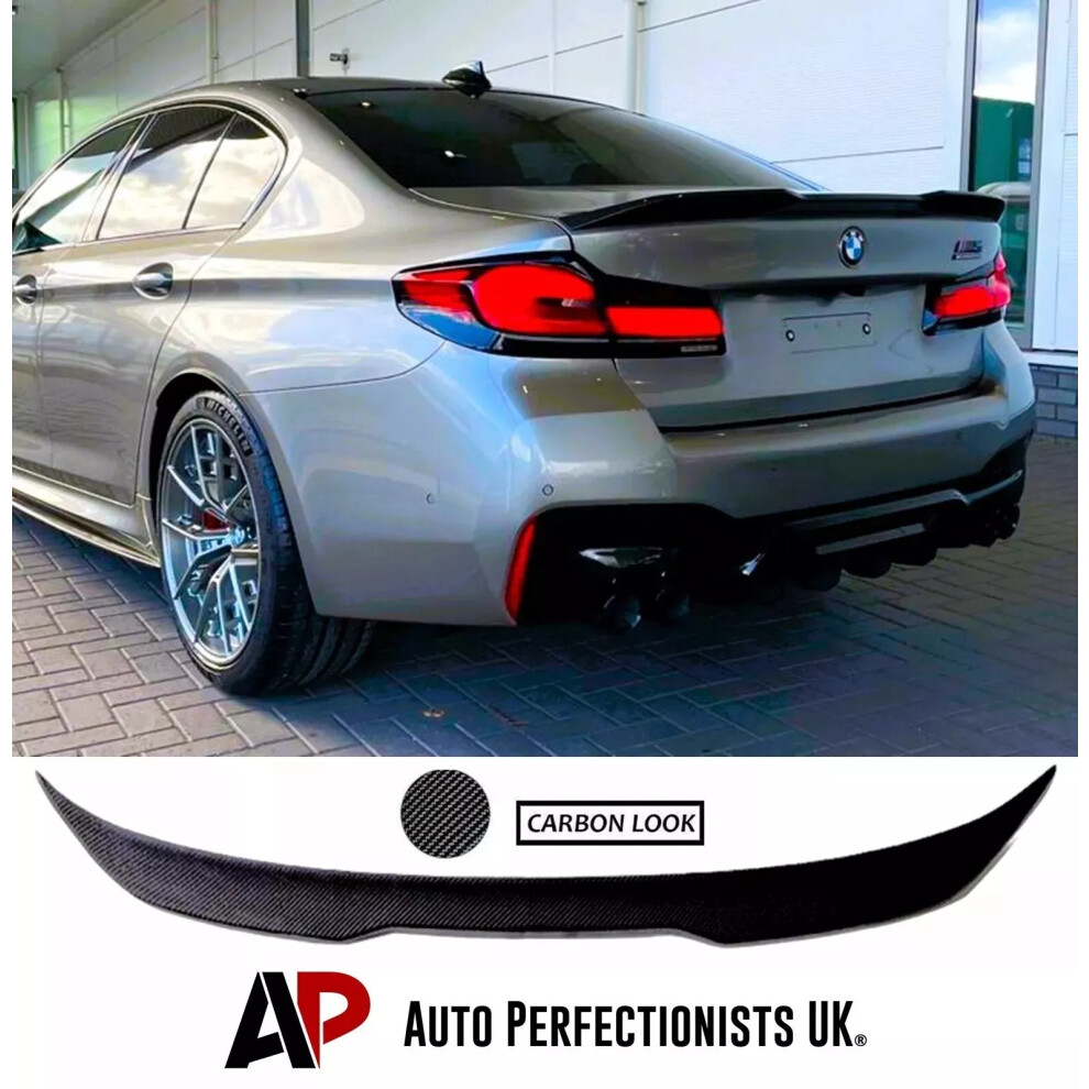 For Bmw 5 Series M5 G30 F90 Rear Boot Spoiler Cs Style Lip Wing 2016+ 5061072666254