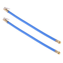 2X Motorrad Auto Gummischlauch Luft Reifenfueller Pumpe
