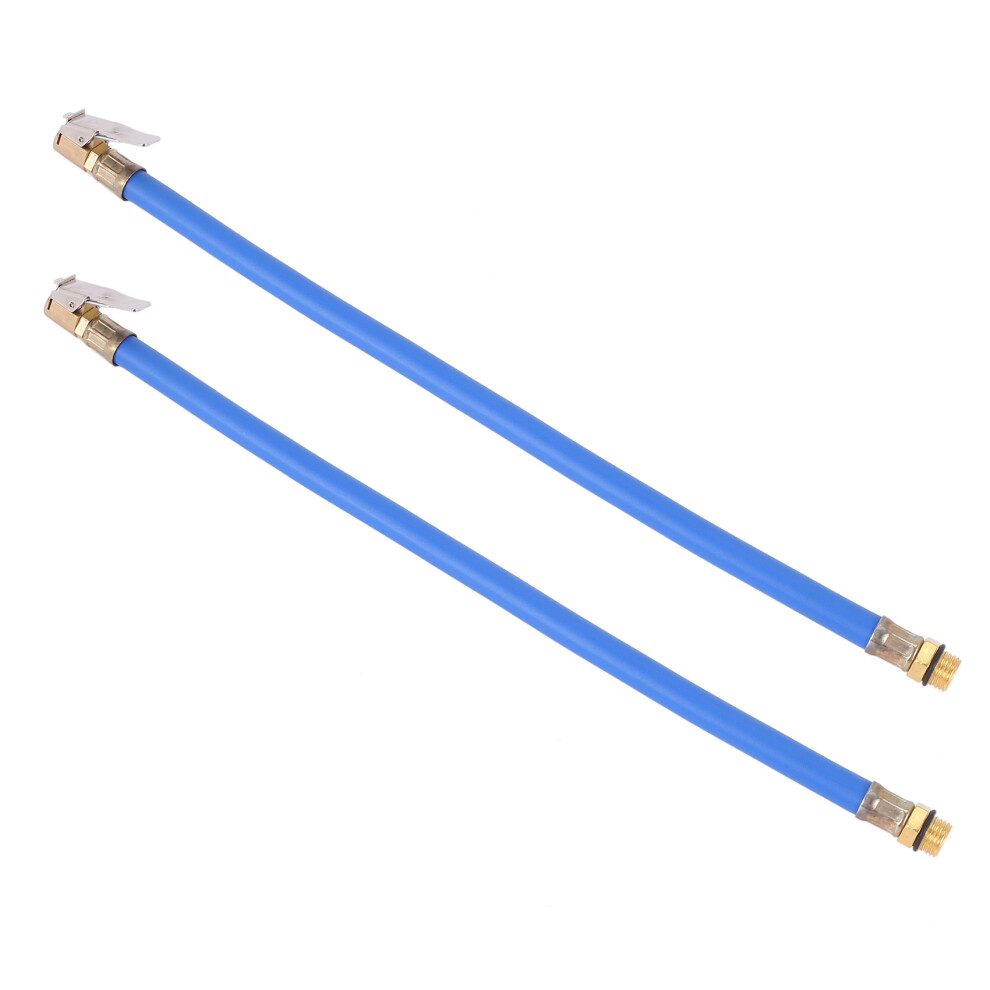 2X Motorrad Auto Gummischlauch Luft Reifenfueller Pumpe 4852508217307